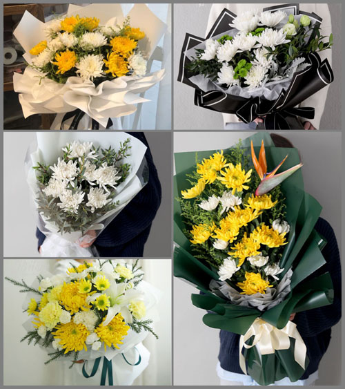 浙江省绍兴嵊州市谷来镇白事花束代送
